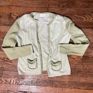 Ann Taylor Loft wool rabbit cashmere cardigan MP